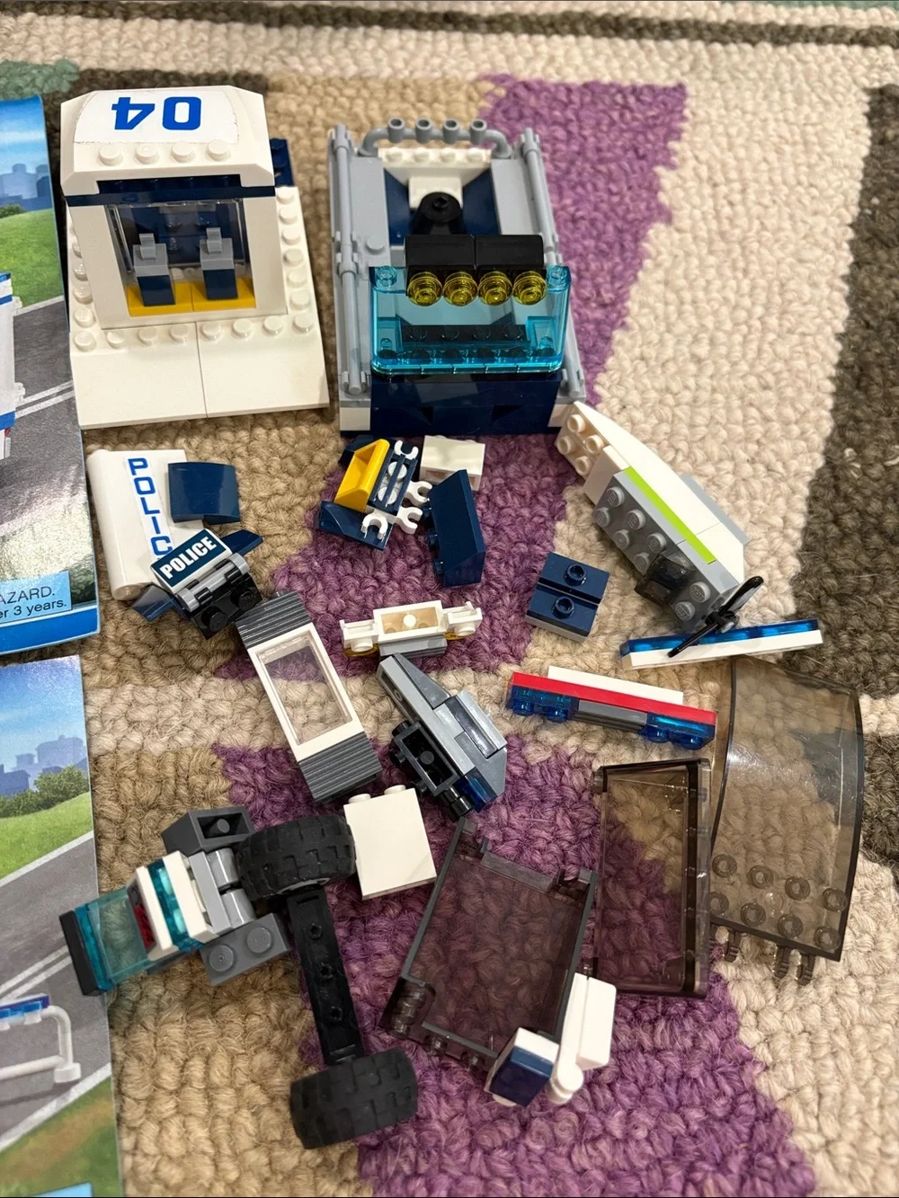 Lego city 60044 incomplete